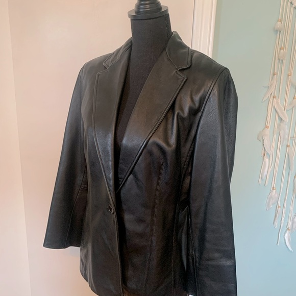 Kate Hill leather coat - Picture 1 of 9